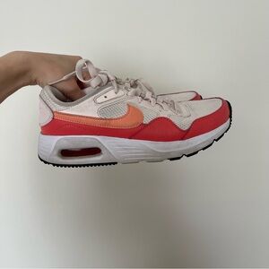 pink nike airmax sneakers